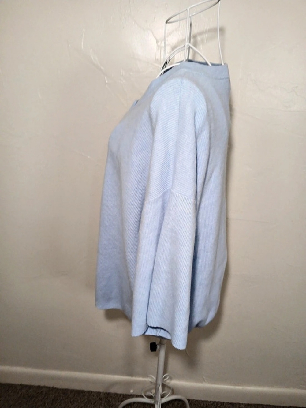 Wild Fable Blue Ribbed Button-Front Cardigan XL NWT - Picture 4 of 9